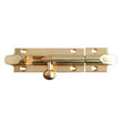 This is an image of a Frelan - 102x32mm PB Bell STR Bolt   that is availble to order from Trade Door Handles in Kendal.