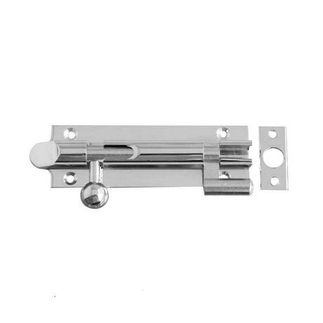 This is an image of a Frelan - 75x32mm PC necked Bell Bolt   that is availble to order from Trade Door Handles in Kendal.