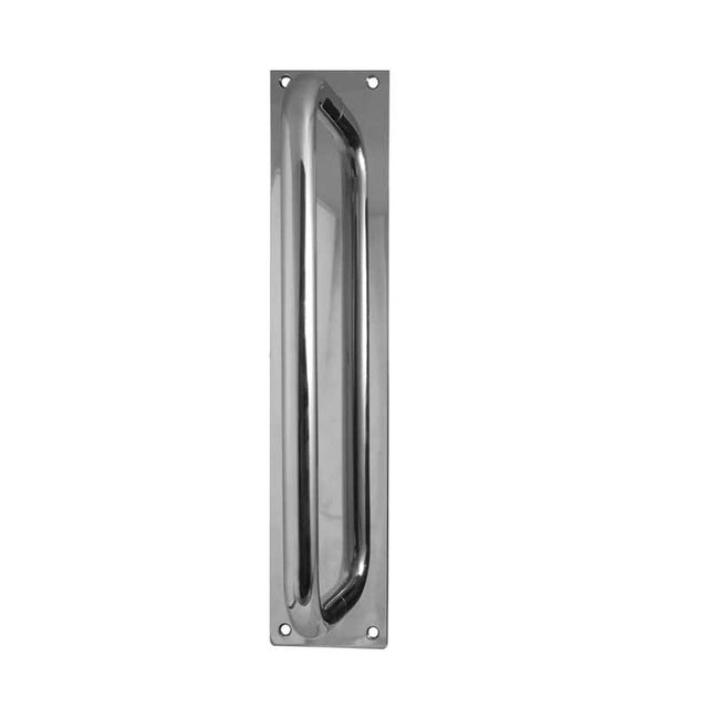 This is an image of a Frelan - SAA 225mm Pull Handle on Plate   that is availble to order from Trade Door Handles in Kendal.