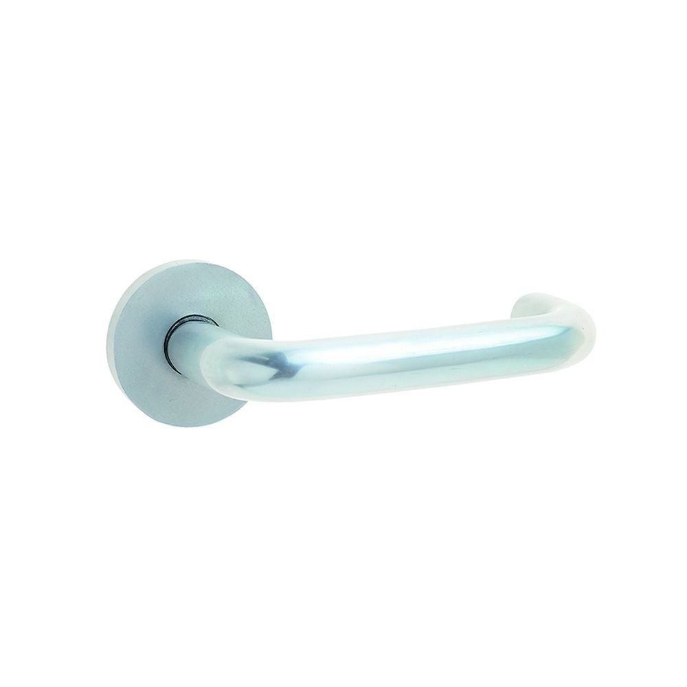 This is an image of a Frelan - 19mm  Round Bar Handle on Rose Satin Anodised Aluminium  that is availble to order from Trade Door Handles in Kendal.