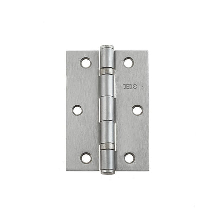 This is an image of a Frelan - 89x58x2mm SN Steel ball bearing hinge  that is availble to order from Trade Door Handles in Kendal.