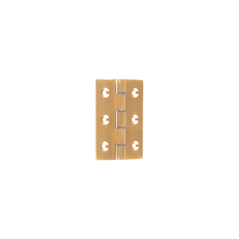 This is an image of a Frelan - 76x50x2.5mm SB DPBW hinges  that is availble to order from Trade Door Handles in Kendal.