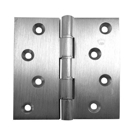 This is an image of a Frelan - 102x127mm Projection Brass Hinges - Satin Chrome  that is availble to order from Trade Door Handles in Kendal.