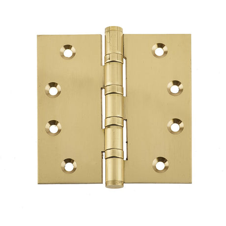 This is an image of a Frelan - 102x102x3mm PB B/B HINGE   that is availble to order from Trade Door Handles in Kendal.