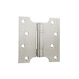 This is an image of a Frelan - 102x127mm Stainless Steel Ball Bearing Parliament Hinges - Satin Stainl  that is availble to order from Trade Door Handles in Kendal.