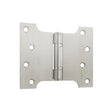 This is an image of a Frelan - 102x152mm Stainless Steel Ball Bearing Parliament Hinges - Satin Stainl  that is availble to order from Trade Door Handles in Kendal.