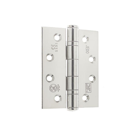 This is an image of a Frelan - 102x76mm Grade 316 Stainless Steel Ball Bearing Hinges Grade 13 - Polis  that is availble to order from Trade Door Handles in Kendal.