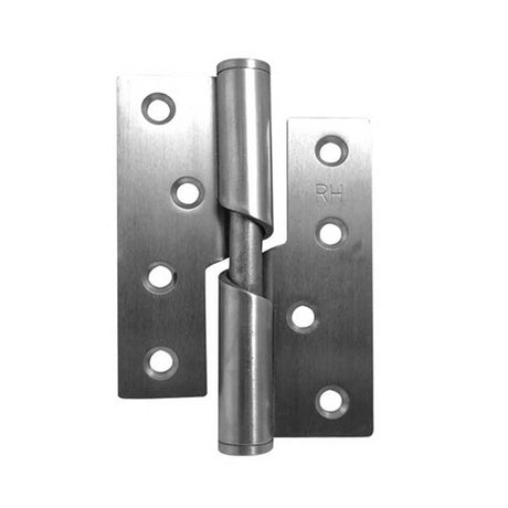 This is an image of a Frelan - 102x76x3mm SSS R/H rising butt hinge  that is availble to order from Trade Door Handles in Kendal.