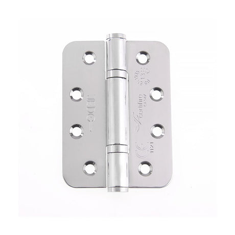 This is an image of a Frelan - 102x76x3mm PSS Radius PBH 3 knuckle hinge pack of 3  that is availble to order from Trade Door Handles in Kendal.