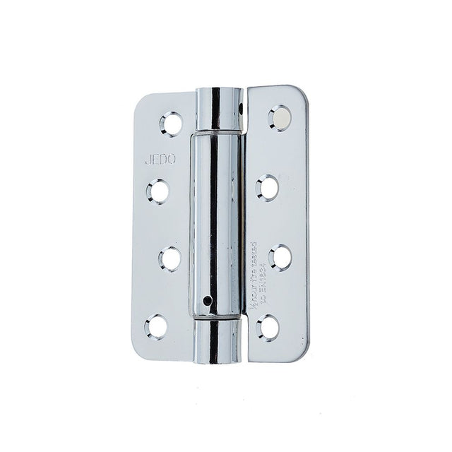 This is an image of a Frelan - PC 102x76 S/A Spring Hinge Pk3 Radius  that is availble to order from Trade Door Handles in Kendal.
