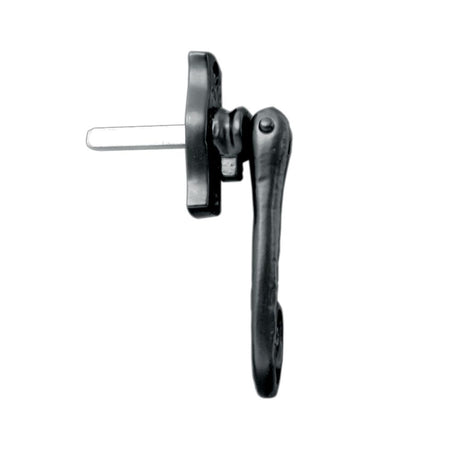 This is an image of a Antique Black - LH Locking Espag Fastener  that is availble to order from Trade Door Handles in Kendal.