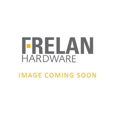 This is an image of a Frelan - White Silverline Escutcheon   that is availble to order from Trade Door Handles in Kendal.