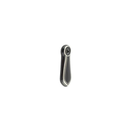 This is an image of a Frelan - Black Silverline Escutcheon   that is availble to order from Trade Door Handles in Kendal.