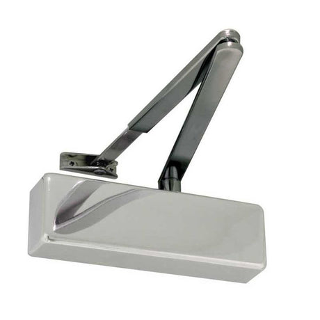 This is an image of a Frelan - PN Size 2-4 Closer C/w Blk Arm   that is availble to order from Trade Door Handles in Kendal.