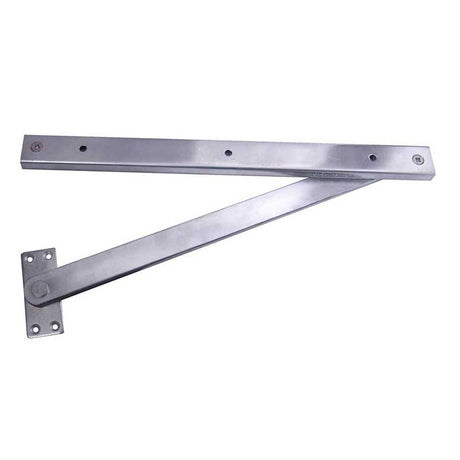 This is an image of a Frelan - BZP Overhead Door Restrictor   that is availble to order from Trade Door Handles in Kendal.