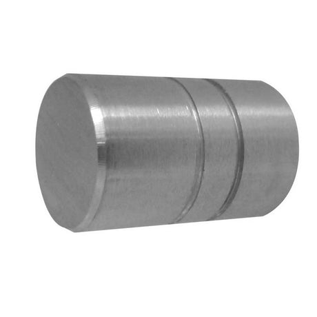 This is an image of a Frelan - SSS 18mm Cylinder cupboard knob  that is availble to order from Trade Door Handles in Kendal.