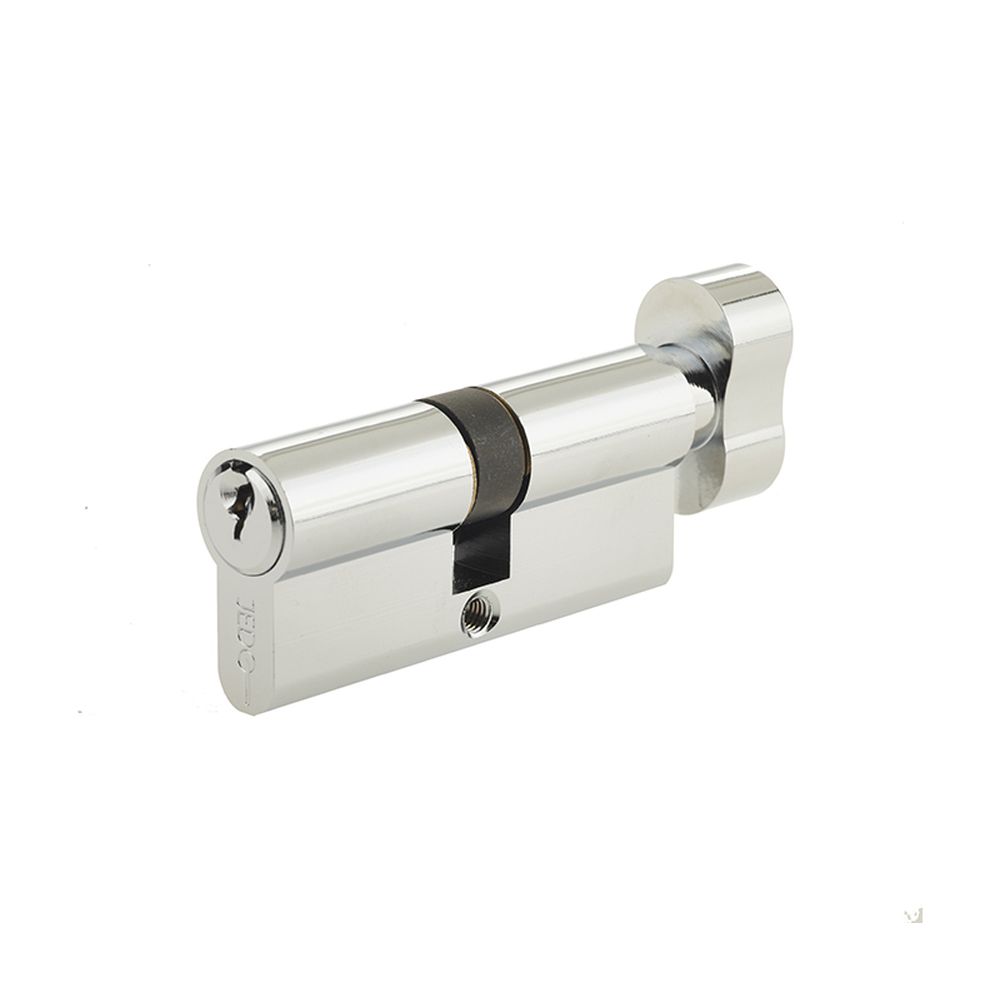 This is an image of a Frelan - 100mm PC Euro cyl & turn   that is availble to order from Trade Door Handles in Kendal.