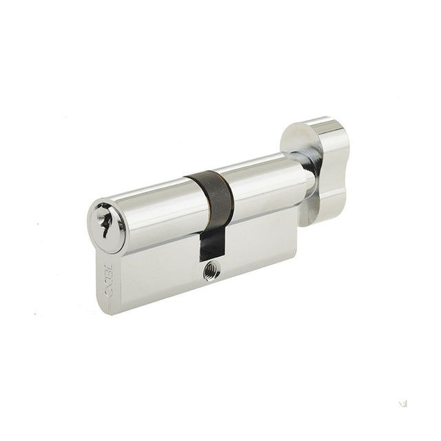 This is an image of a Frelan - 100mm PC Euro cyl & turn   that is availble to order from Trade Door Handles in Kendal.