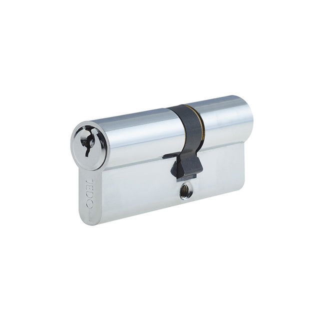 This is an image of a Frelan - 30x40mm PC Euro offset cyl   that is availble to order from Trade Door Handles in Kendal.