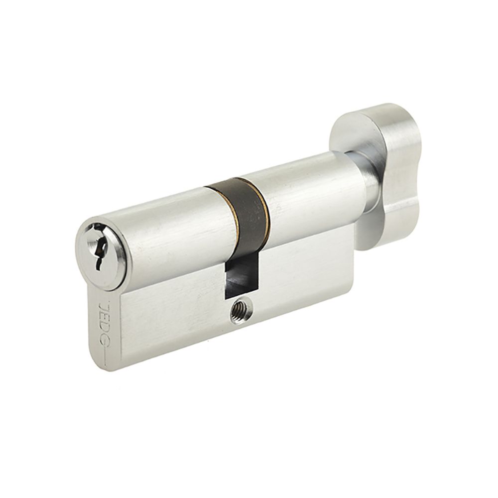 This is an image of a Frelan - 70mm SC Euro cyl & turn   that is availble to order from Trade Door Handles in Kendal.