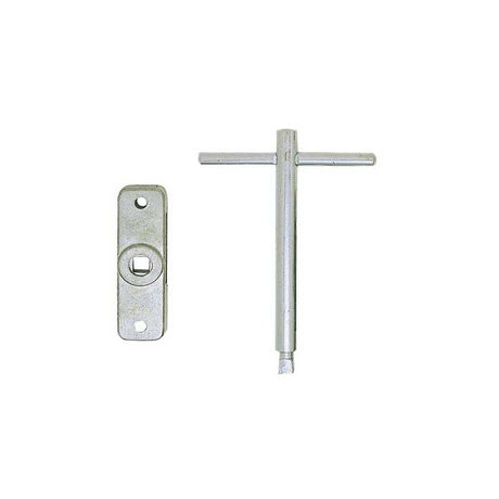 This is an image of a Frelan - NP Rim budget lock c/w key   that is availble to order from Trade Door Handles in Kendal.