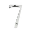 This is an image of a Frelan - 75mm PC Screwfix numeral 7  that is availble to order from Trade Door Handles in Kendal.