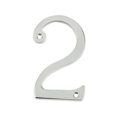 This is an image of a Frelan - JNSC/2 75MM SCREWFIX NUMERAL  that is availble to order from Trade Door Handles in Kendal.