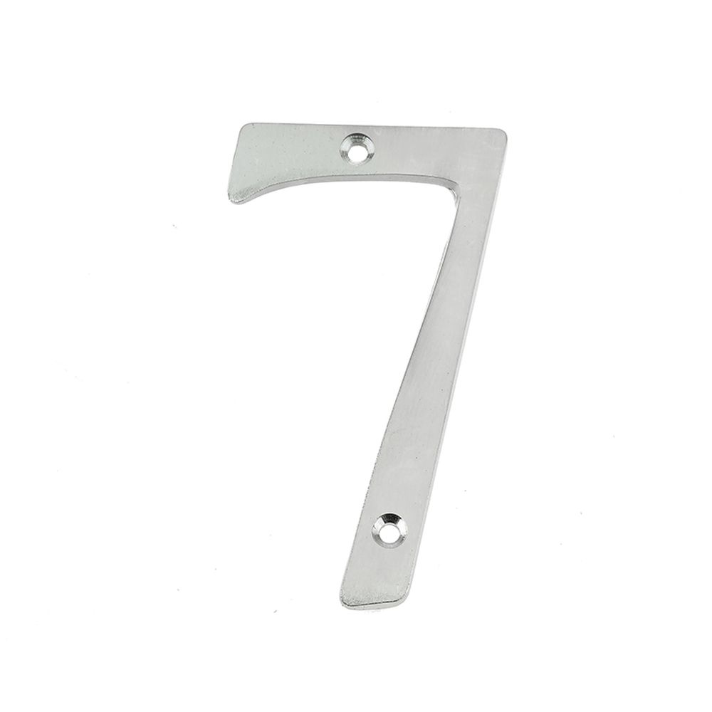 This is an image of a Frelan - JNSC/7 75MM SCREWFIX NUMERAL  that is availble to order from Trade Door Handles in Kendal.