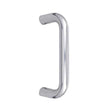 This is an image of a Frelan - 600x22mm PSS D shape pull handle B/T Grade 304  that is availble to order from Trade Door Handles in Kendal.
