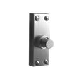 This is an image of a Frelan - Bell Push - Satin Chrome  that is availble to order from Trade Door Handles in Kendal.