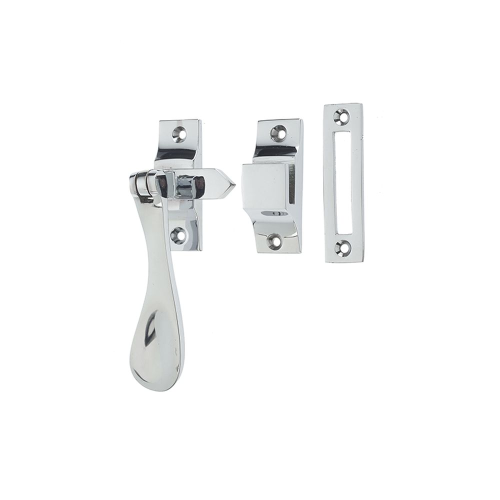 This is an image of a Frelan - PC Reversible hook & mortice fastener  that is availble to order from Trade Door Handles in Kendal.