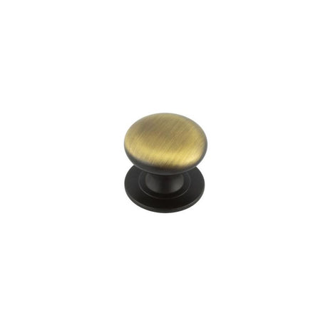 This is an image of a Frelan - 42mm AB Cupboard knob   that is availble to order from Trade Door Handles in Kendal.