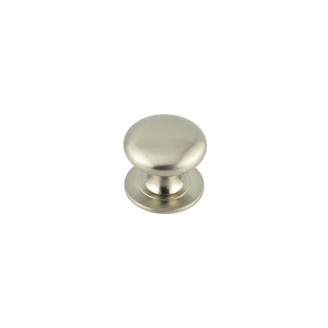 This is an image of a Frelan - 42mm SN Cupboard knob   that is availble to order from Trade Door Handles in Kendal.