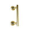 This is an image of a Frelan - Ascot 225mm Pull Handle - Polished Brass  that is availble to order from Trade Door Handles in Kendal.