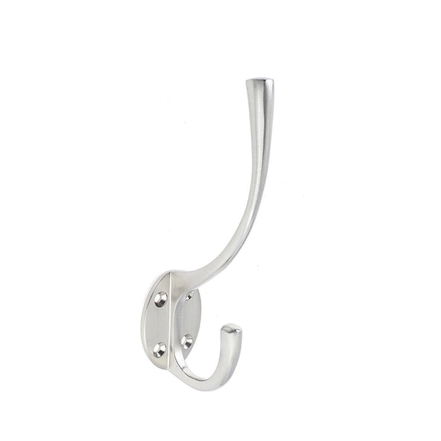 This is an image of a Frelan - Hat & Coat Hook - Satin Nickel  that is availble to order from Trade Door Handles in Kendal.