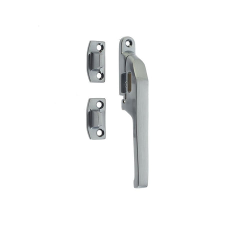 This is an image of a Frelan - Modern NV Non Lockable Casement Fastener - Satin Chrome  that is availble to order from Trade Door Handles in Kendal.