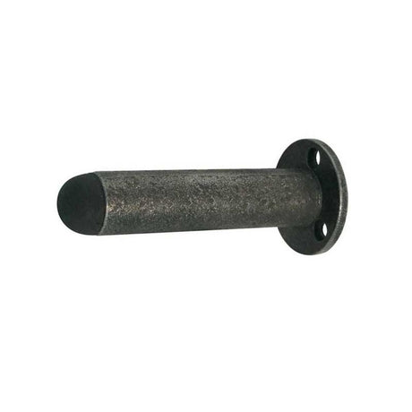 This is an image of a Frelan - Wall Mounted Door Stop - Pewter  that is availble to order from Trade Door Handles in Kendal.