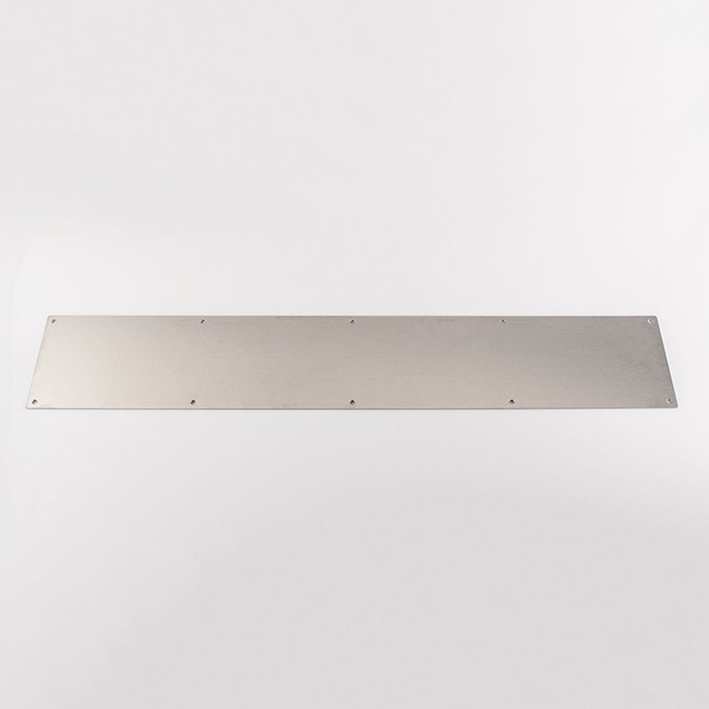 This is an image of a Eurospec - Kickplate - Satin Stainless Steel that is availble to order from Trade Door Handles in Kendal.