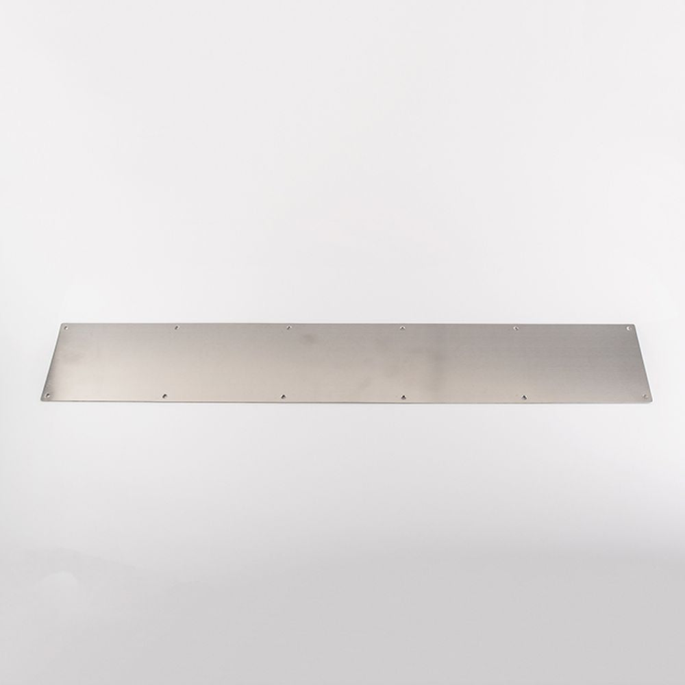 This is an image of a Eurospec - Kickplate - Satin Stainless Steel that is availble to order from Trade Door Handles in Kendal.