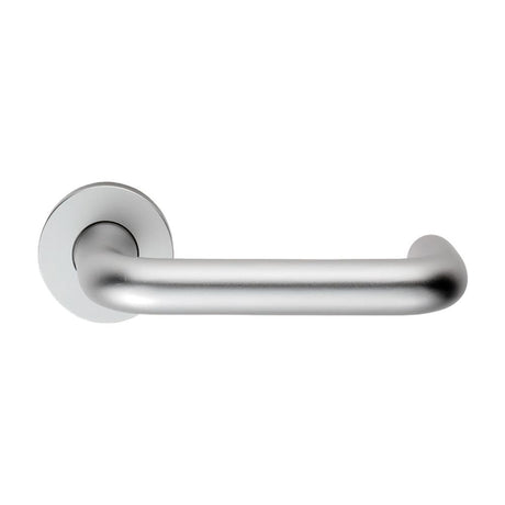 This is an image of a Eurospec - 19mm Safety Lever - DDA compliant - Satin Anodised Aluminium that is availble to order from Trade Door Handles in Kendal.