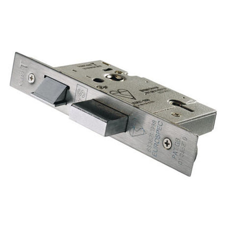This is an image of a Eurospec - Easi T 5 Lever BS Sashlock 76mm - SSS that is availble to order from Trade Door Handles in Kendal.