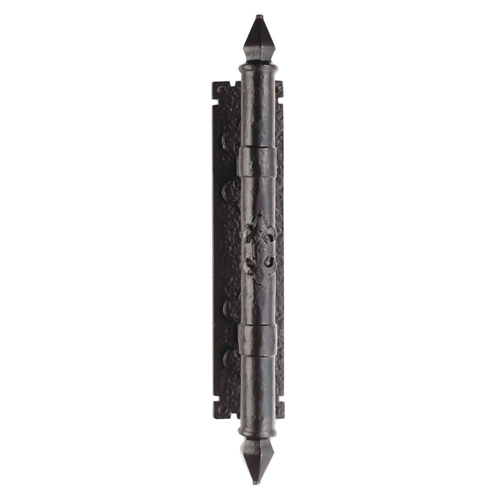Ludlow Foundries Door Furniture Antique Black / Pull Handle (Backplate) Ludlow - Armorial Pull Handle on Backplate - Black Antique