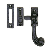 Ludlow Foundries Window Furniture Antique Black / No / Mortice & Hook Place Ludlow - Casement Fastener - Black Antique