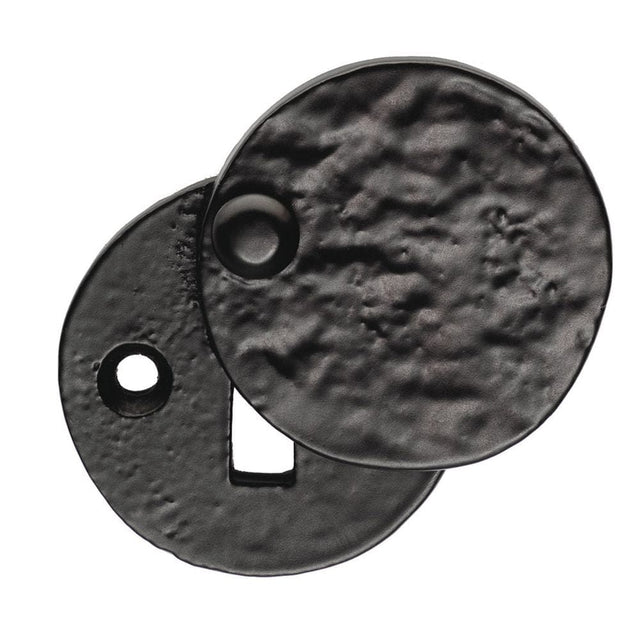 Ludlow Foundries Door Furniture Antique Black / Mortice Key Profile Escutcheons Ludlow - Covered Escutcheon - Black Antique