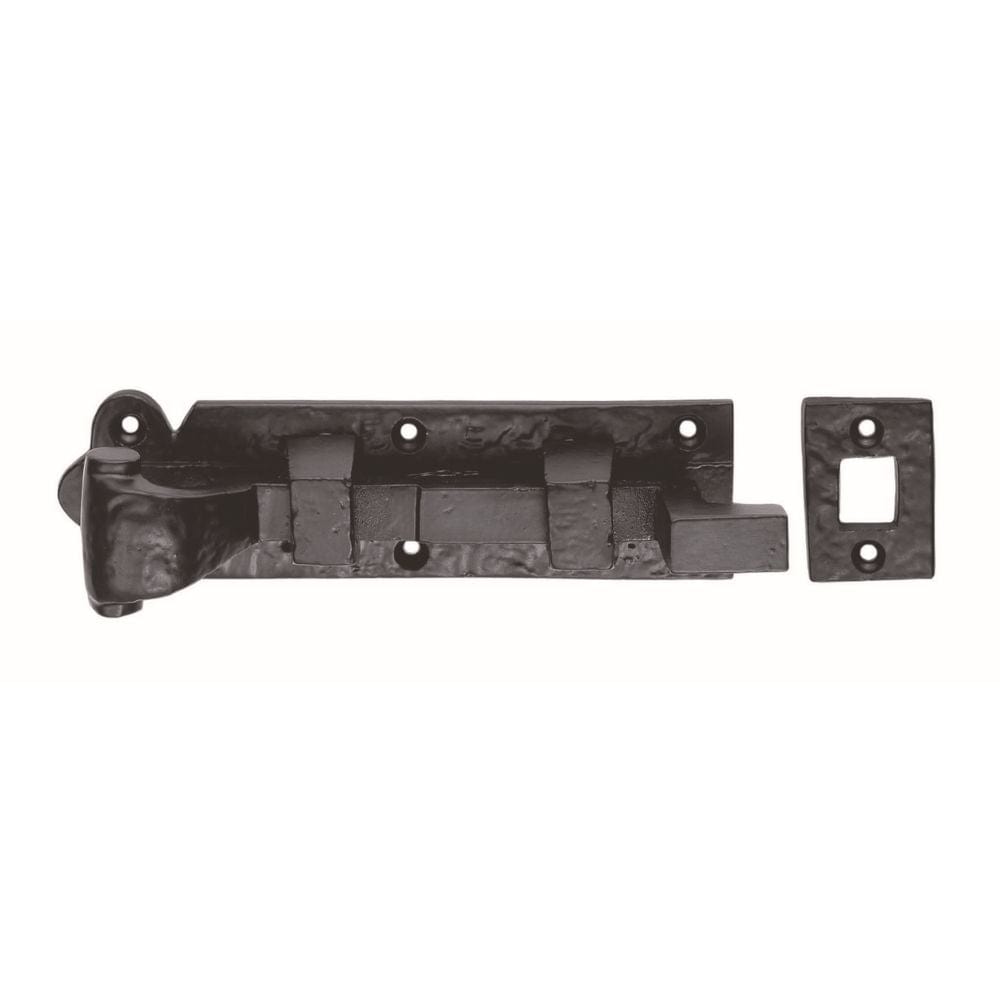 Ludlow Foundries Accessories Antique Black / Window & Door Bolts Ludlow - Cranked Door Bolt 115mm - Black Antique