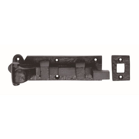 Ludlow Foundries Accessories Antique Black / Window & Door Bolts Ludlow - Cranked Door Bolt 115mm - Black Antique