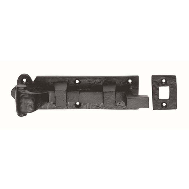 Ludlow Foundries Accessories Antique Black / Window & Door Bolts Ludlow - Cranked Door Bolt 115mm - Black Antique