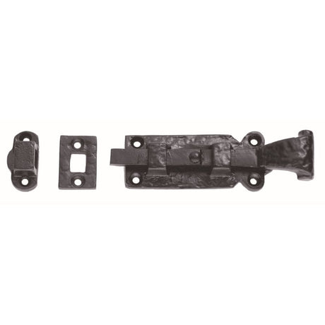 Ludlow Foundries Accessories Antique Black / Window & Door Bolts Ludlow - Straight Door Bolt 108mm - Black Antique