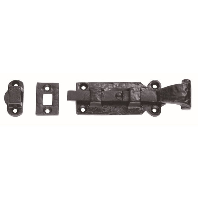 Ludlow Foundries Accessories Antique Black / Window & Door Bolts Ludlow - Straight Door Bolt 108mm - Black Antique
