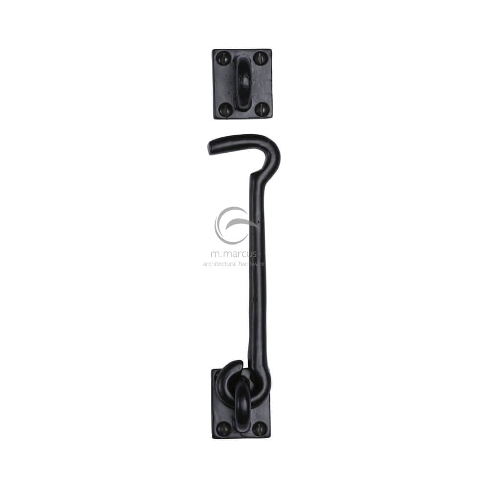 M.Marcus Accessories Matt Black / Cabin Hooks / 4" x (102mm) M.Marcus - Black Iron Rustic Cabin Hook 4"